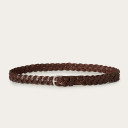 №6 Belt, brown braid